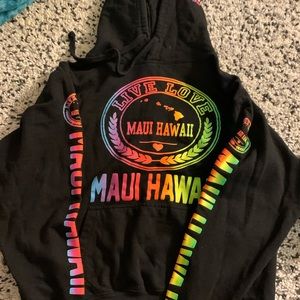hawaii rainbow hoodie